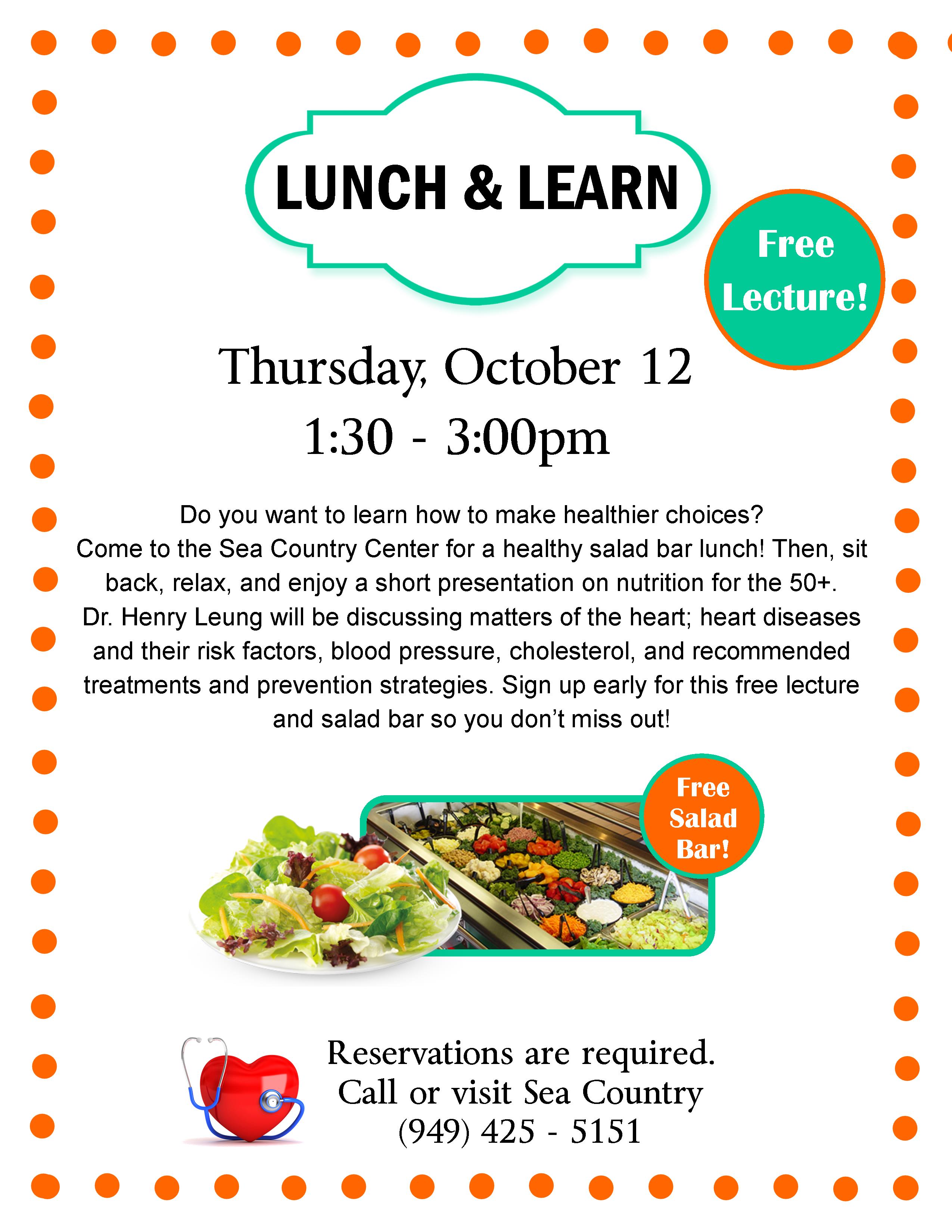 Lunch and Learn Fall 2017