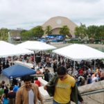 Peace Lake stage looking to Rec Center front2 09web