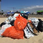 coast keepers trash pile