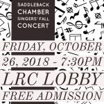 saddleback concert Oct. 26, 2018