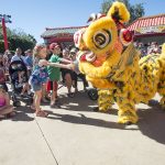 lion dancers