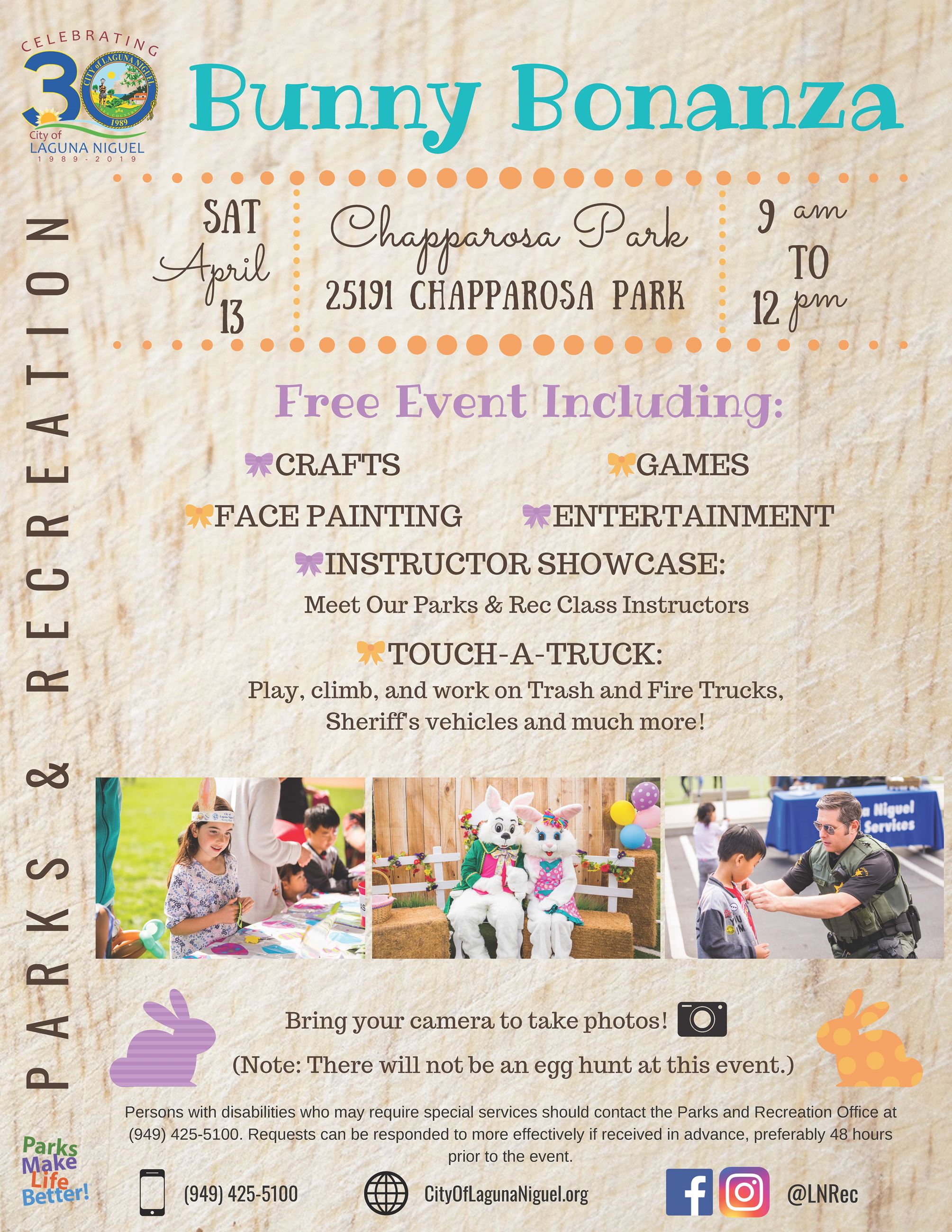 Bunny Bonanza - City of Laguna Niguel