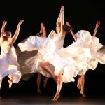 white dress dance
