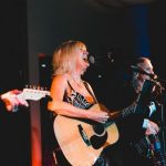 woman with guitar