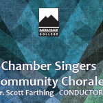 blue and green chamber singers logo