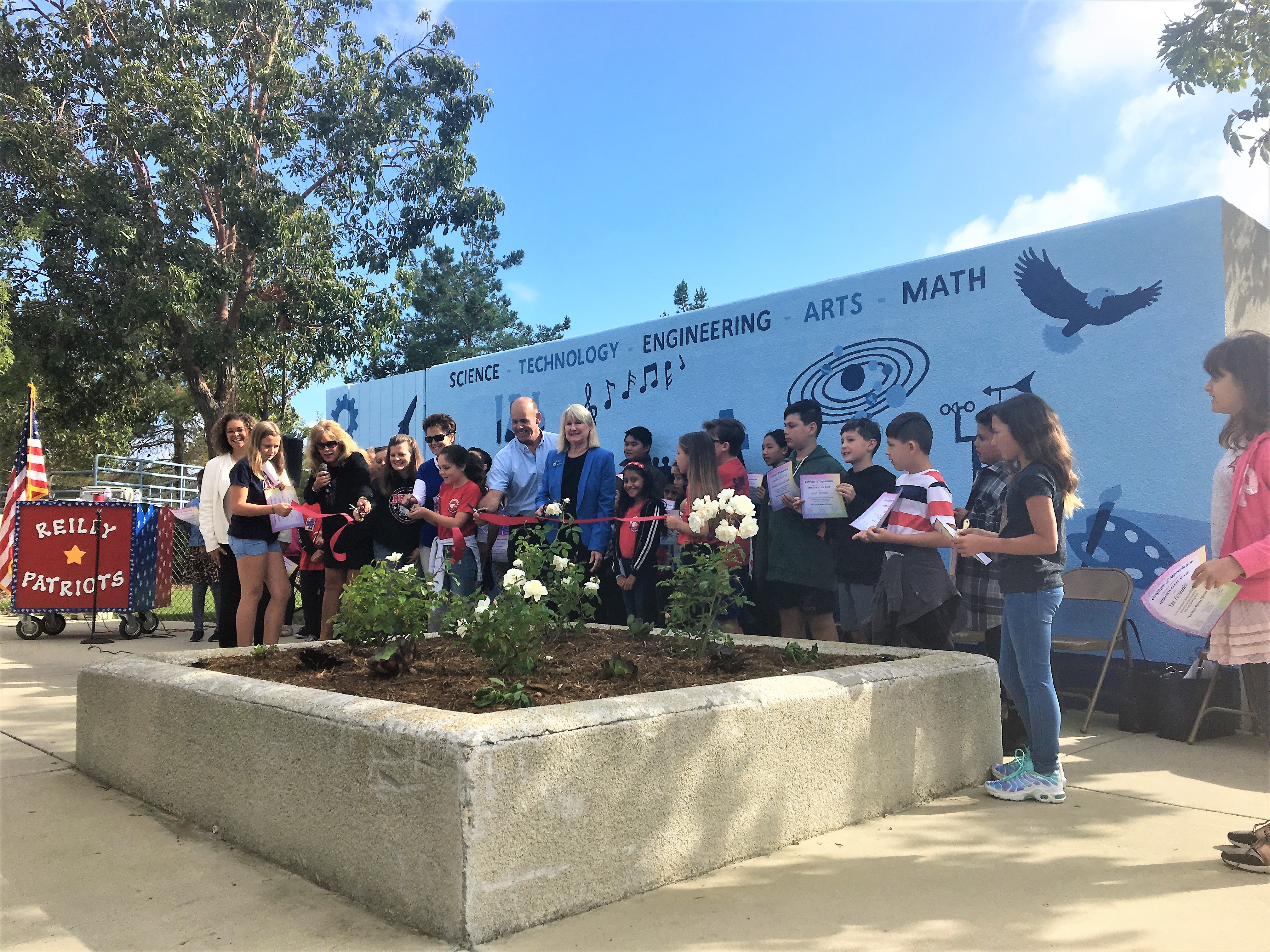 STEAM mural will be a constant reminder of the importance of giving back to our community