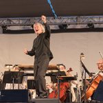 orchestra arms up