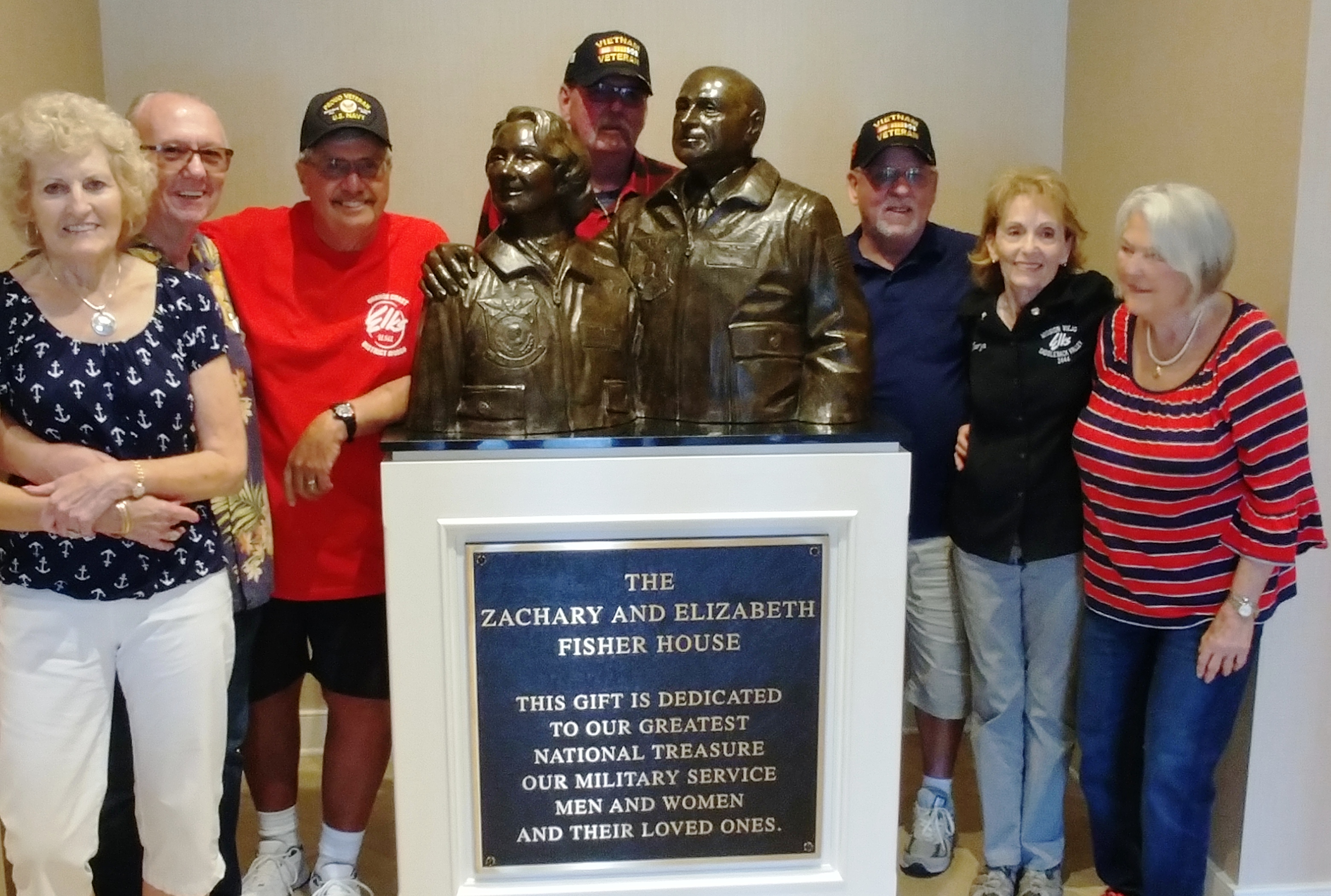 Elks visit Fisher House
