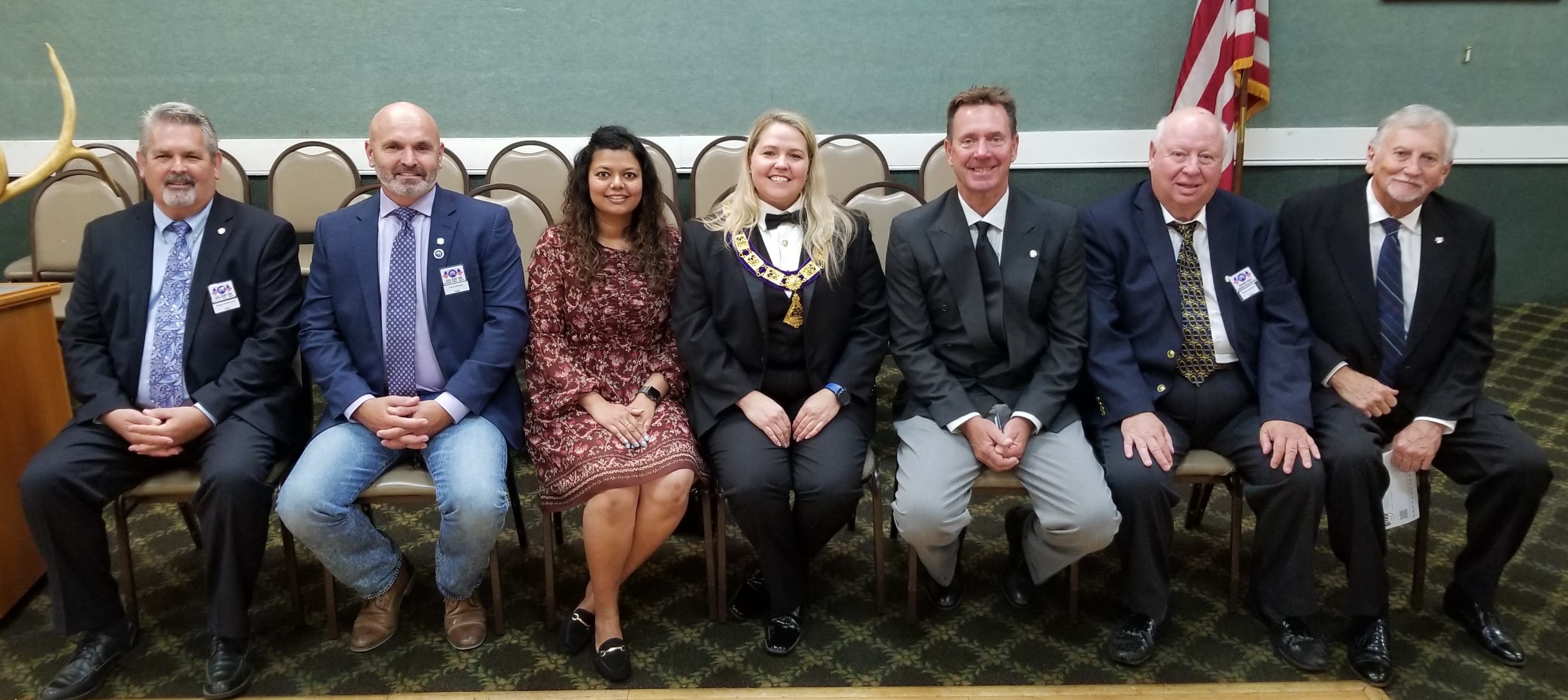 Newest Elks initiated in the BPOE