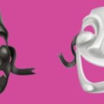 pink white and black faces