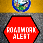 LN roadwork alert sign