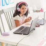 girl computer
