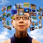 soka world girl face logo pic