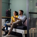 Milan, Italy, Lombardia, Milan, young mixed race couple