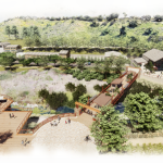 Bridge crossing presentation board