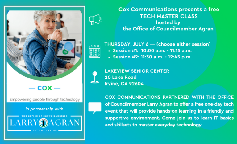 Free Tech Master Class – Cox Communications