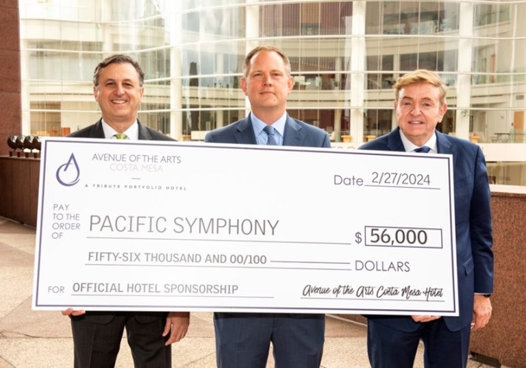 PACIFIC SYMPHONY ANNOUNCES NEW PARTNERSHIP WITH  AVENUE OF THE ARTS COSTA MESA, A TRIBUTE PORTFOLIO HOTEL