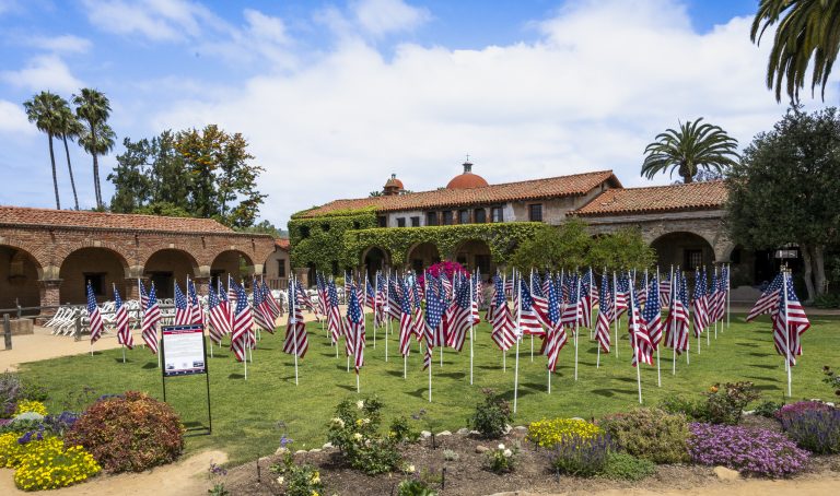 Mission San Juan Capistrano to Host Homefront America’s Field of Honor® Over Memorial Day Week